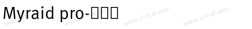 Myraid pro字体转换